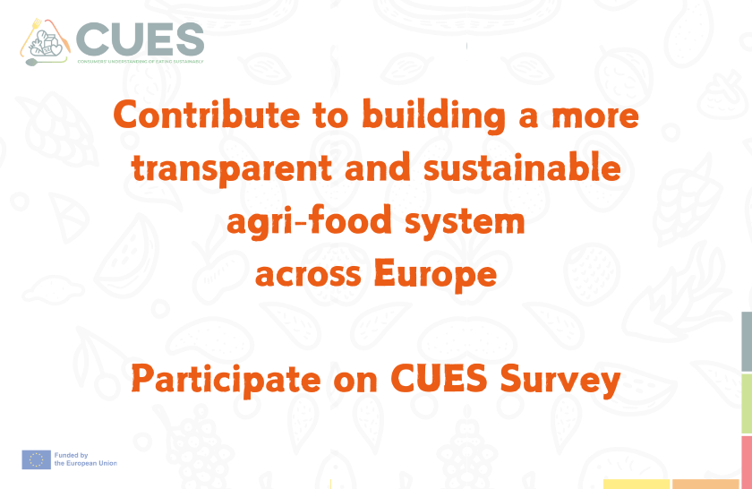 Main image of the post: CUES Survey about Transparent and Trustworthy Food Systems.